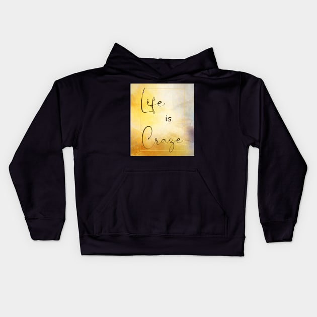 Beautiful walpaper with a quote Kids Hoodie by TeeProDesigns